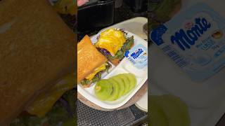 make breakfast sandwich with me asmr food asmrfood satisfying sandwich short beardailylife [upl. by Sevy]