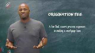 Mortgage Terms 101  Origination Fee [upl. by Hayott838]