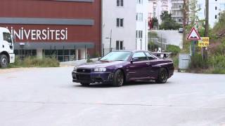 Türkiyede Tek Nissan Gtr r34 Midnight purple [upl. by Aniaz666]