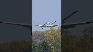 Beechcraft V35 Bonanza landing [upl. by Grosz]