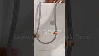 Asmr iPad unboxing amp Apple Pencil ✏️🍎 [upl. by Berkly]