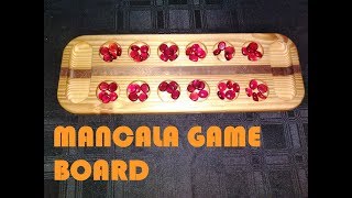 Mancala Game Board Home Built [upl. by Kenzie]