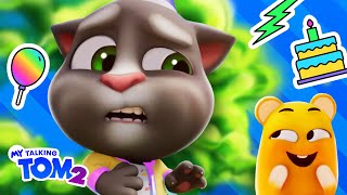 Birthday Fart Song 💩💨🎉 Celebrate in My Talking Tom 2 [upl. by Colner907]