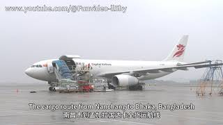 First international directcargo route between Jiangxi Province and South Asia launched China [upl. by Nevar]