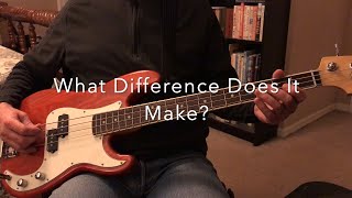 What Difference Does It Make BASS  The Smiths [upl. by Aidyl]