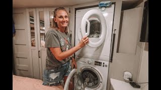 We got a washer and dryer installed in our RV at Camping World [upl. by Gen677]