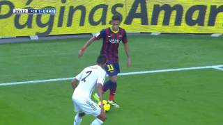 Neymar vs Real Madrid Home HD 1080i 26 10 2013 by MNcomps [upl. by Htederem]