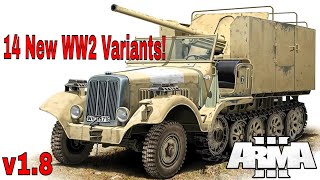 New WW2 APCs Tanks Vehicle Prototypes amp Variants   IFA3Arma 3 WW2 [upl. by Siramay]