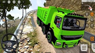 green Truck wala game l jalur off road map mod l Truck simulator gaming [upl. by Llamaj]