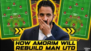 How Ruben Amorim Will REBUILD Man Utd [upl. by Hniht]