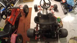 mon karting électrique moteur alternateur brushless [upl. by Luna]