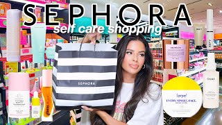 lets go self care shopping for highend products at SEPHORA [upl. by Airekat641]