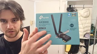 How to install TPLINK AX3000 WiFi 6 Bluetooth 52 adaptor  WIFI 5 VS WIFI 6 Speed comparison [upl. by Orr97]