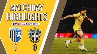 HIGHLIGHTS Gillingham vs Sutton United 291223 EFL2 [upl. by Hawk]