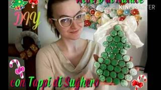 Tutorial Albero di Natale con Tappi di Sughero Diy Facile e Veloce 💚 [upl. by Enal728]