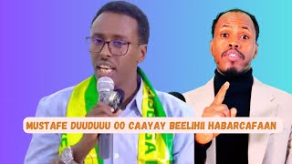 Mustafe duuduu oo caayay reerihii habarcafaan yaab borama wararkiiugudambeeyey somalia [upl. by Maltzman520]