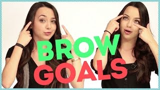 BEST EYEBROWS w The Merrell Twins [upl. by Trumann]