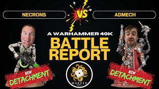 Necrons VS Admech A Warped Ones Battle Report [upl. by Lily]