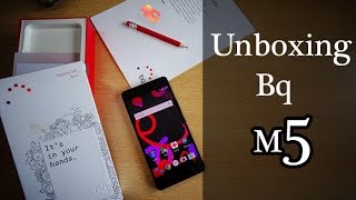 Bq Aquaris M5 Unboxing e primeiras impressões  Português [upl. by Vinia676]