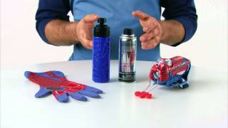 Make a SPIDERMAN WEB SHOOTER  Glow In The Dark Webs [upl. by Uwton]