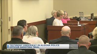 Testimony Underway In Algona Police Officer Shooting Trial [upl. by Lananna]