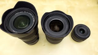 Canon RF 1435mm f4 vs EF 1635mm f4 vs RF 16mm f28  Video Test Comparison [upl. by Hselin]