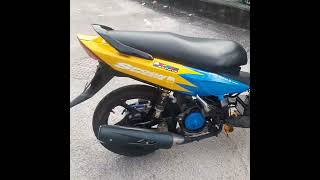 full review motor yamaha Nouvo S cat spoon malaysia [upl. by Refinaj127]