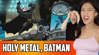 Batmetal Reaction  Batman Rockin to Metal With Those Puckered Lips [upl. by Nekal]