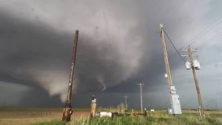 UHD 4K  Dimmitt Tornadoes  Tripoded  April 14th 2017 [upl. by Bohi260]