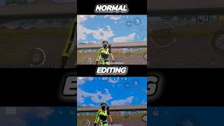 NORMAL VS EDITING  bgmi shorts viral [upl. by Olegnaed]