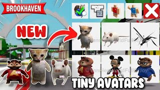 HOW TO BE THE TINIEST AVATAR IN BROOKHAVEN 🏡RP 😯🤯 EASY TUTORIAL [upl. by Packton]