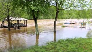 Flooding Conditions  Lake Rhodhiss [upl. by Diao]