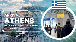 Enter Greece  Athens International Airport Eleftherios Venizelos Arrival Procedure [upl. by Aneem266]