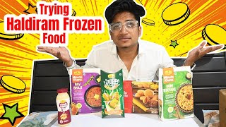 Trying Haldiram Frozen Food  Instant Frozen Food Review  Kalpak vlog [upl. by Kurtis]