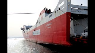 Superfast Ferry leaving Bari for Patras 20 June 2024 [upl. by Alysia]