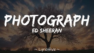 Ed Sheeran  Photograph Lyrics 4K Lyric Video [upl. by Esinyl736]