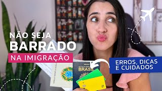 ERROS VIAGEM INTERNACIONAL 2024 DICAS E CUIDADOS NA IMIGRAÇÃO REGRAS BAGAGEM CÂMBIO E AEROPORTO [upl. by Denton]