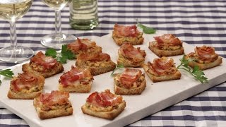 Fingerfood BaconTomatenFrischkäseHäppchen [upl. by Ringler]