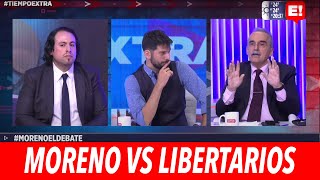 Guillermo Moreno debate con quotLibertariosquot en Extra TV 29224 [upl. by Analaj]