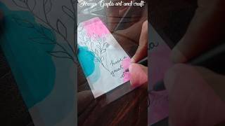 Diy bookmark  beautiful bookmark  Shreya Gupta art and craft shorts viral [upl. by Notwen]