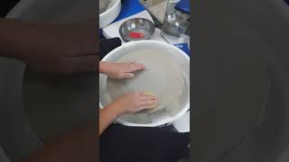 Les astuces du Bol  l’assiette 🍽️ ceramic ceramiste poterie pottery [upl. by Garibold]