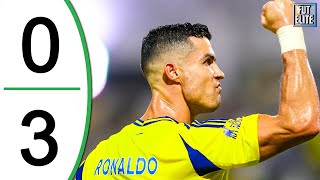 Cristiano Ronaldo Goal  AlEttifaq vs AlNassr 03 Extended Highlights amp Goals 2024 [upl. by Nytsirc]