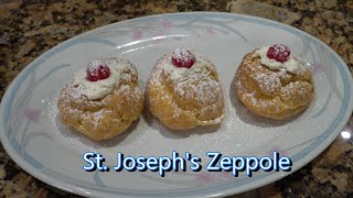 Italian Grandma Makes St Josephs Zeppole [upl. by Heller]