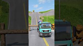 Dump trucks driver log trap crash part665 shortvideo beamngdrive india gaming truck dumptruck [upl. by Toshiko]