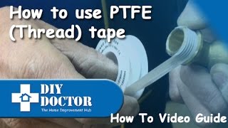 How to use PTFE Thread Seal Tape [upl. by Ondine]