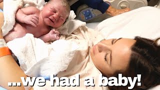 Baby 4 Birth Vlog Gender amp Name Reveal👶🏻❤️ [upl. by Airla32]