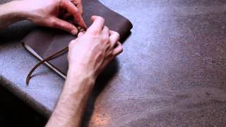 Tying Our Knot  Leather Journals by Trekker Leather Co [upl. by Atile]