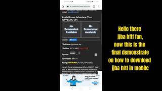 Jjba hftf mobile  How to download jjba hftf on android part 3 [upl. by Mellman]