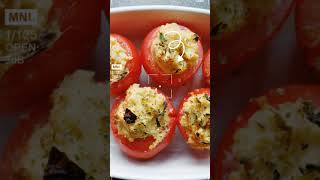 Gefüllte Tomaten  cookingshorts food italianfood [upl. by Avi]