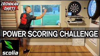 Power Scoring on Ironman Darts featuring Scolia Darts System [upl. by Erbes182]